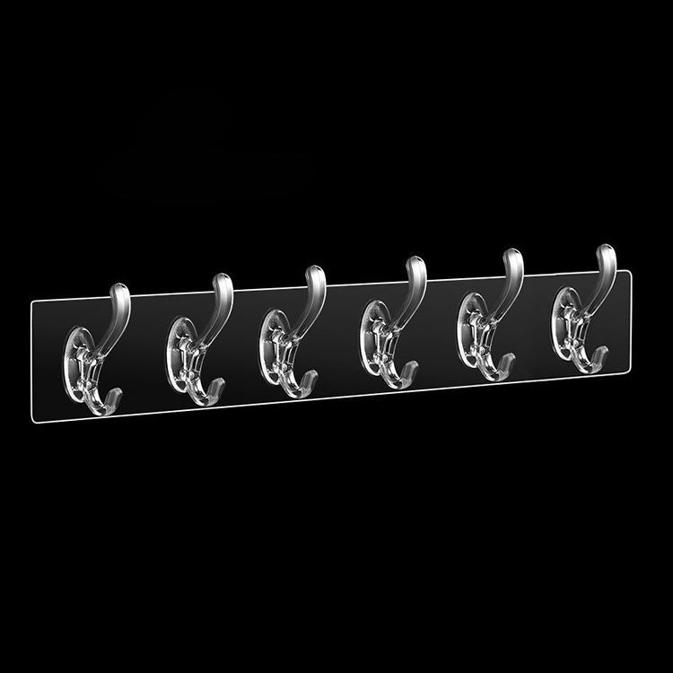 Double accroche murale transparente